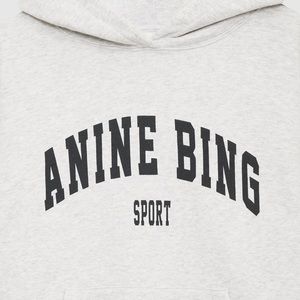 ANINE BING HARVEY SWEATSHIRT - HEATHER GREY
